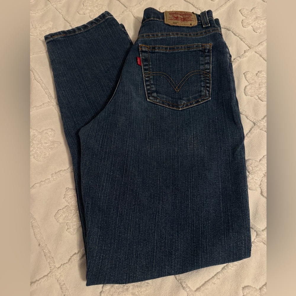 Levi’s 512 Classic Slim Tapered Jeans | Size 6M | Dark Wash - Picture 2 of 7